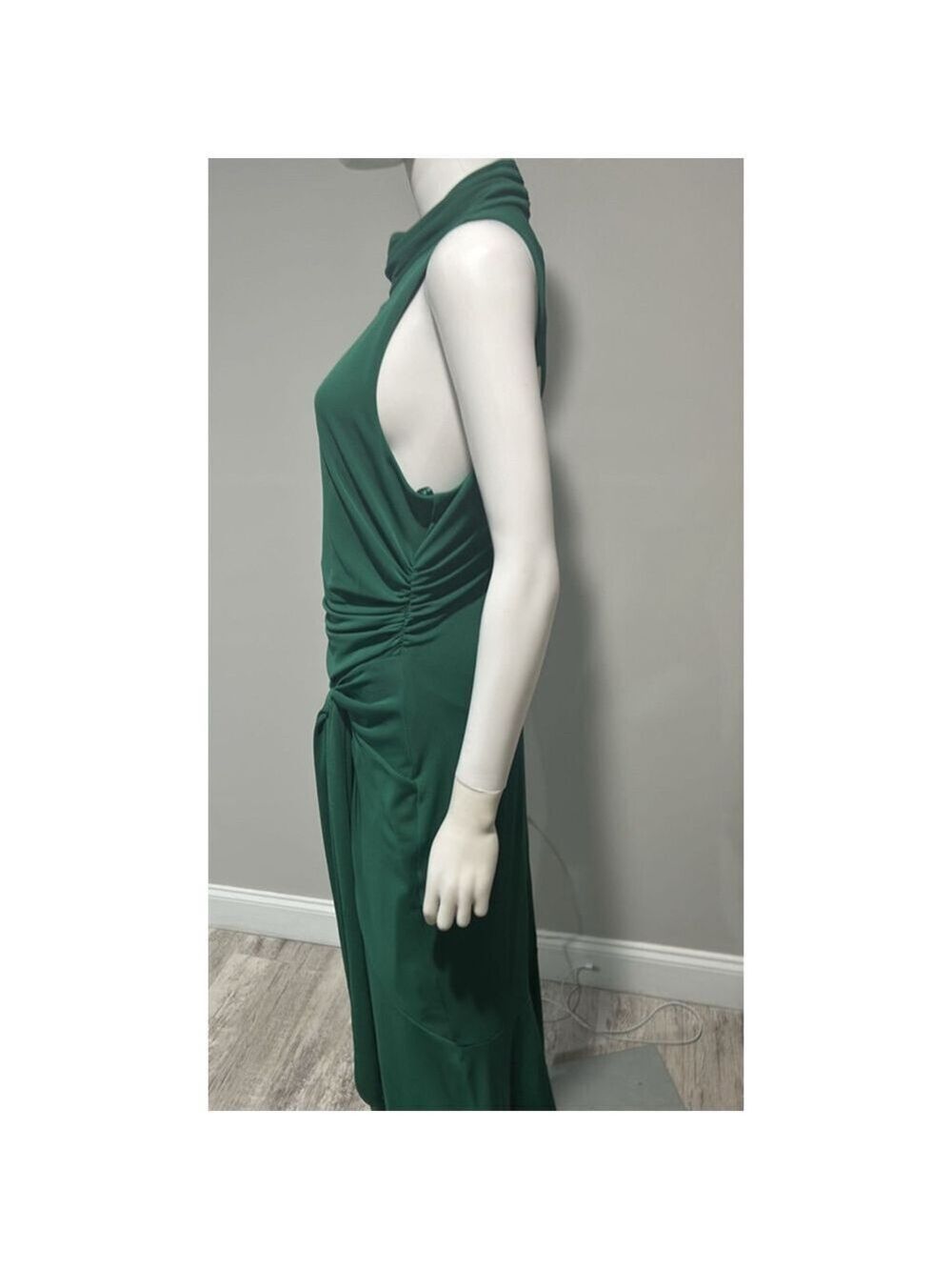 Cinq a Sept Green Rori Midi Dress Size 14 - Picture 11 of 13